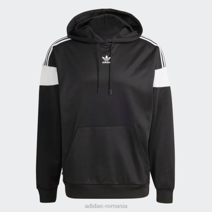 Adidas hanorac negru adicolor classics cut line bărbați negru 2JBN5507