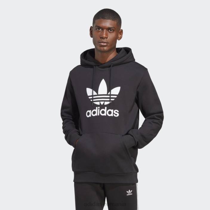 Adidas hanorac negru adicolor classics trefoil adidas bărbați negru 2JBN4977