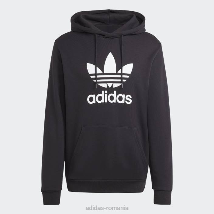 Adidas hanorac negru adicolor classics trefoil adidas bărbați negru 2JBN4977