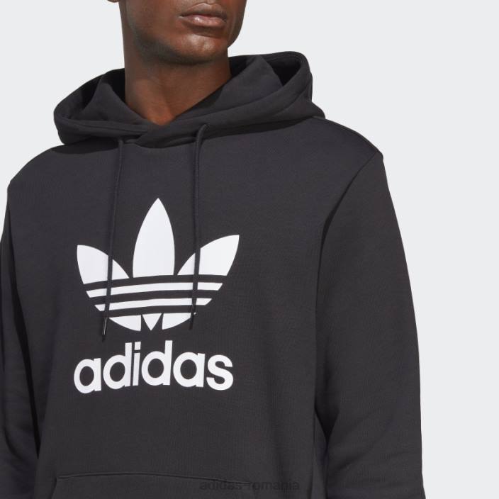 Adidas hanorac negru adicolor classics trefoil adidas bărbați negru 2JBN4977
