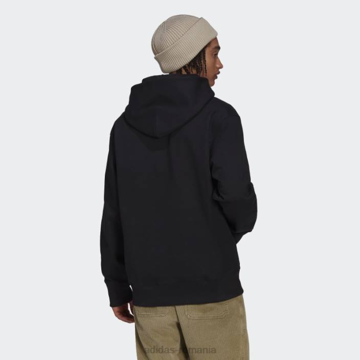 Adidas hanorac negru adicolor contempo bărbați negru 2JBN6281