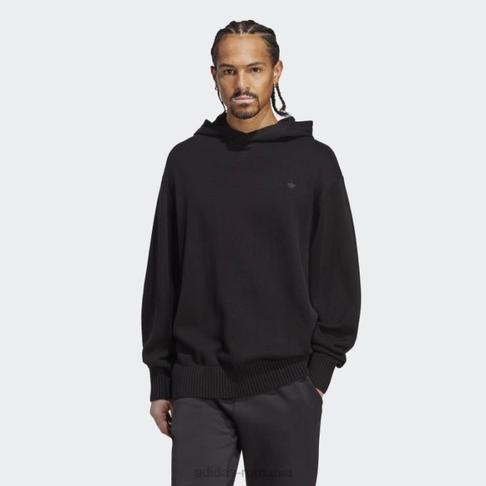 Adidas hanorac negru premium essentials tricot bărbați negru 2JBN892