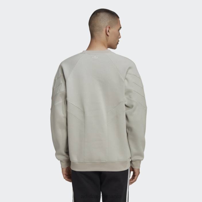 Adidas hanorac rekive crew gri metalic fierbinte bărbați gri metal 2JBN14789