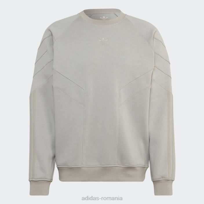 Adidas hanorac rekive crew gri metalic fierbinte bărbați gri metal 2JBN14789