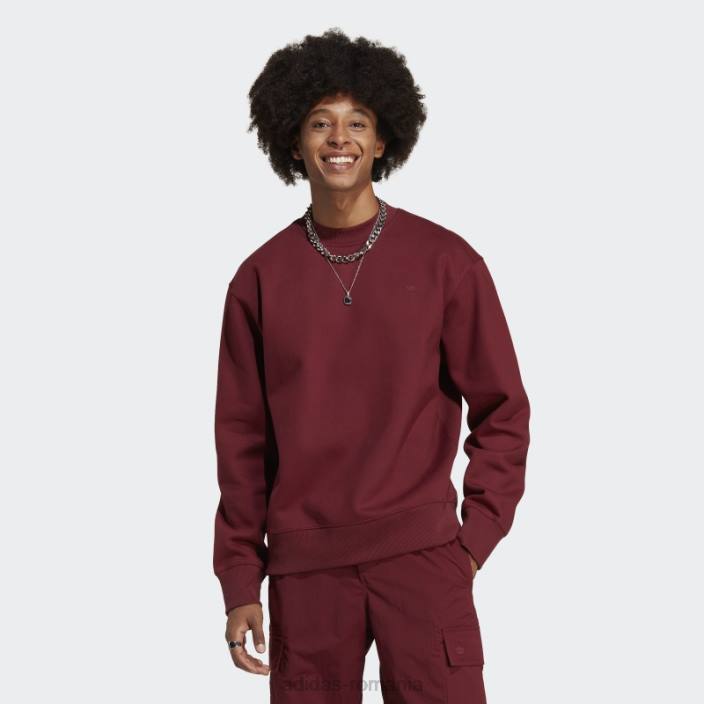 Adidas hanorac roșu adicolor contempo crew bărbați roșu 2JBN6598