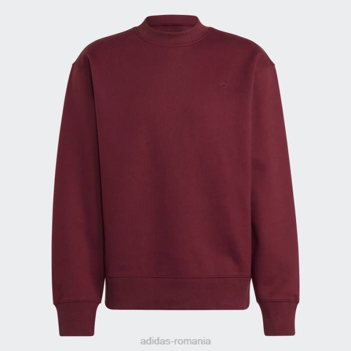 Adidas hanorac roșu adicolor contempo crew bărbați roșu 2JBN6598