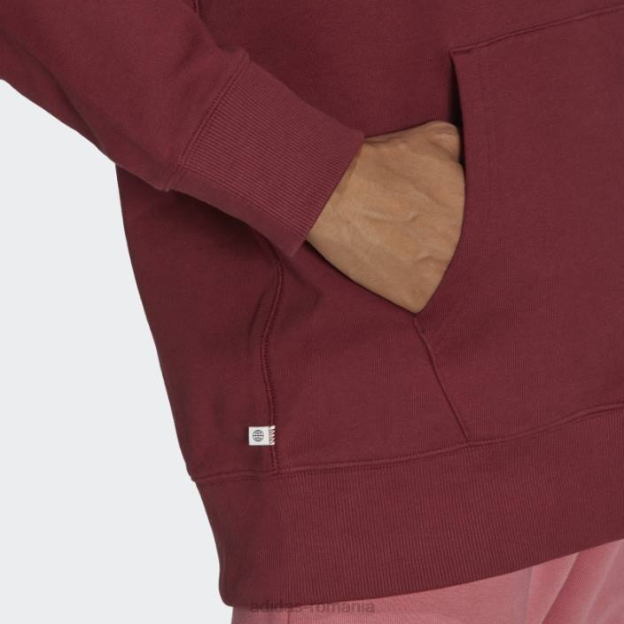 Adidas hanorac roșu adicolor contempo french terry bărbați roșu 2JBN5213