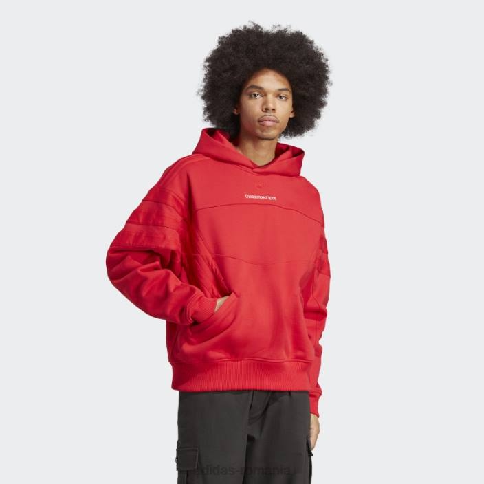Adidas hanorac stacojiu san diego bărbați stacojiu 2JBN5776