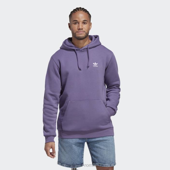 Adidas hanorac tech violet trefoil essentials adidas bărbați tech violet 2JBN5529