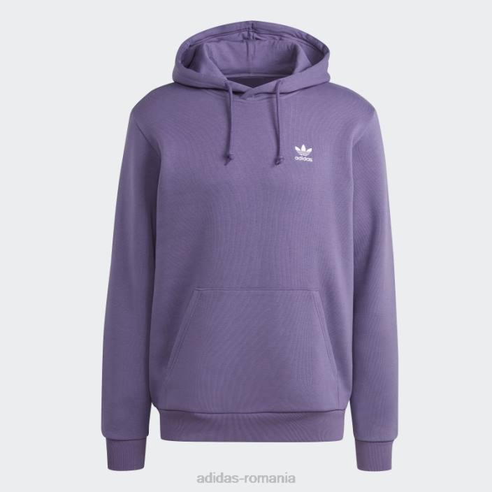 Adidas hanorac tech violet trefoil essentials adidas bărbați tech violet 2JBN5529
