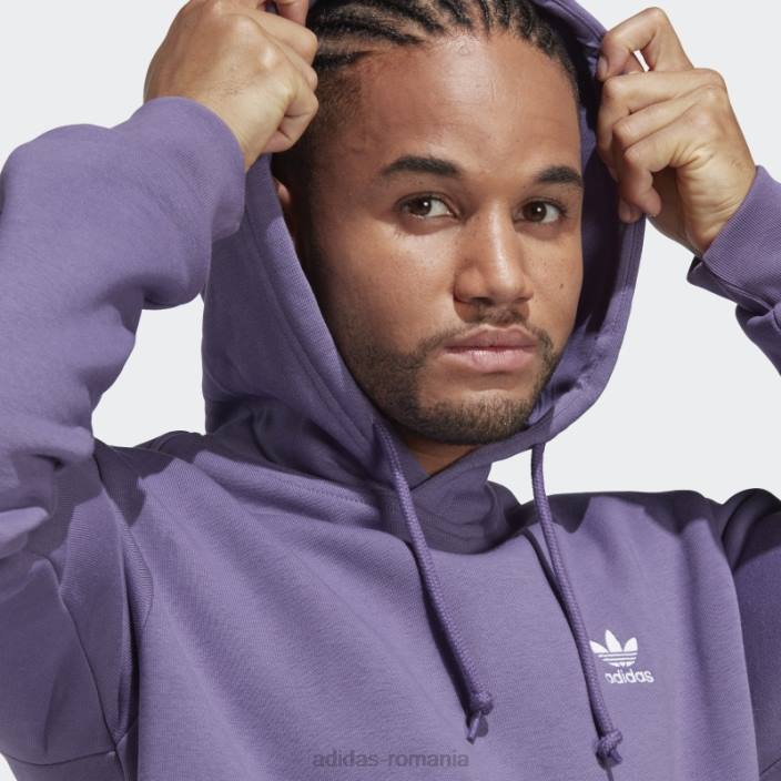 Adidas hanorac tech violet trefoil essentials adidas bărbați tech violet 2JBN5529