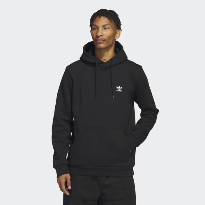 Adidas hanorac trefoil essentials negru adidas bărbați negru 2JBN4878