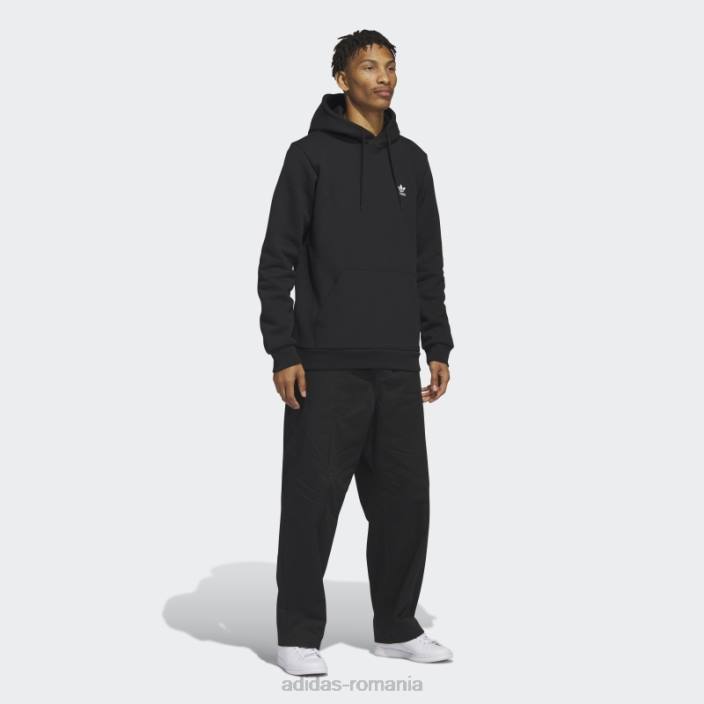 Adidas hanorac trefoil essentials negru adidas bărbați negru 2JBN4878