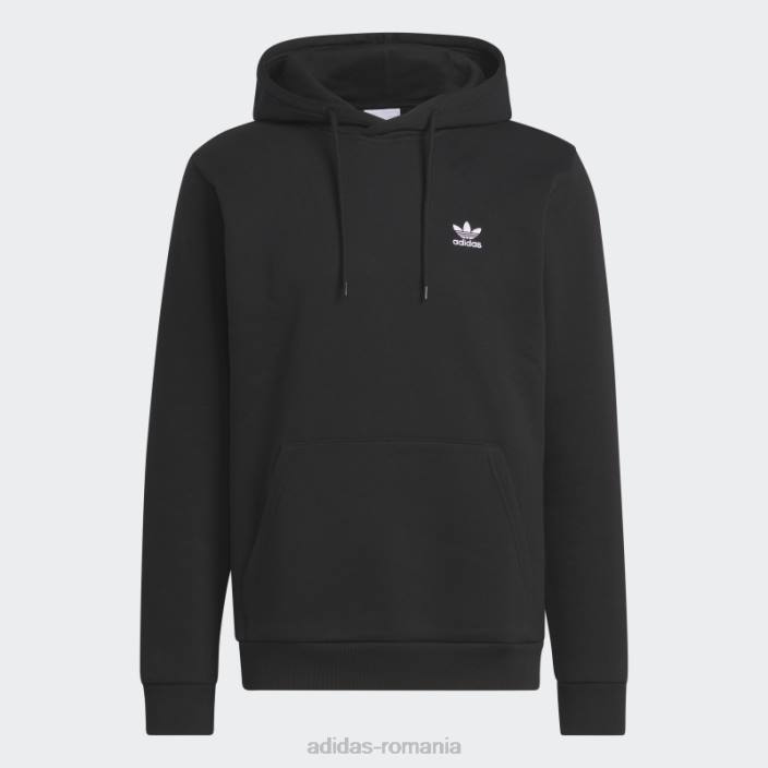Adidas hanorac trefoil essentials negru adidas bărbați negru 2JBN4878