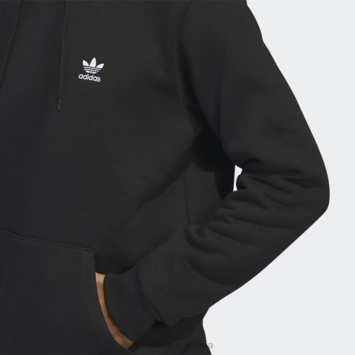 Adidas hanorac trefoil essentials negru adidas bărbați negru 2JBN4878