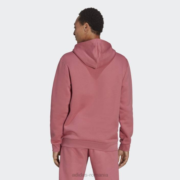 Adidas hanorac trefoil essentials roz adidas bărbați roz 2JBN15198
