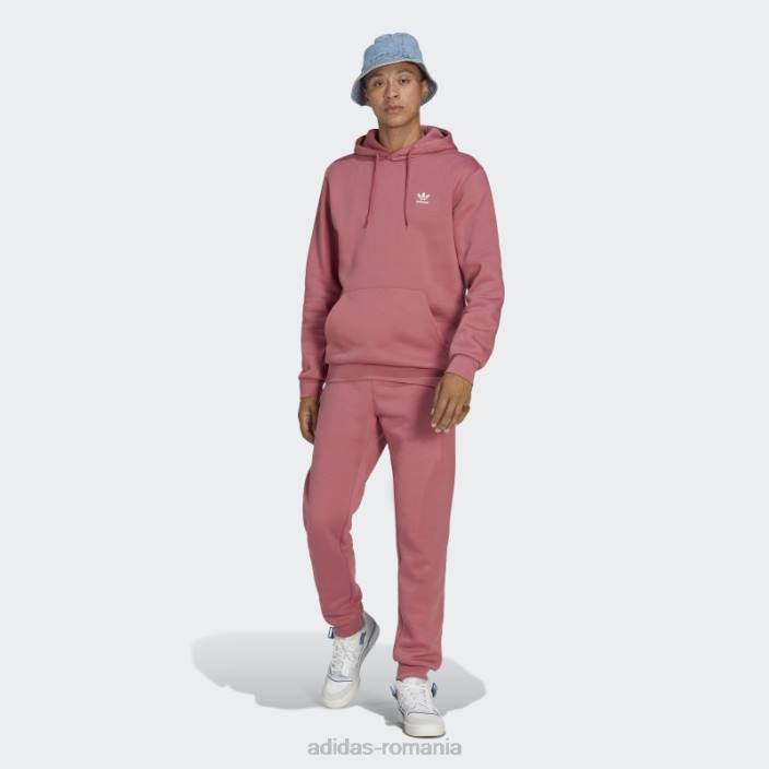 Adidas hanorac trefoil essentials roz adidas bărbați roz 2JBN15198