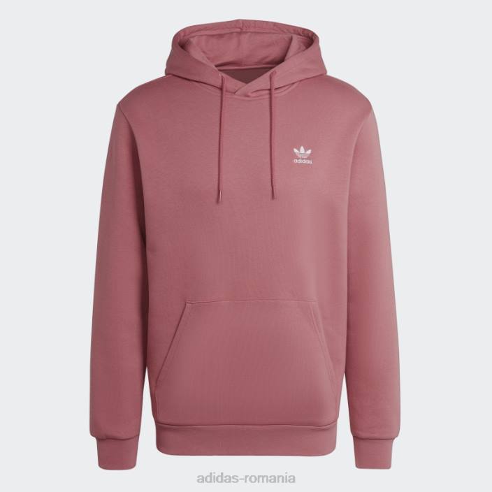 Adidas hanorac trefoil essentials roz adidas bărbați roz 2JBN15198