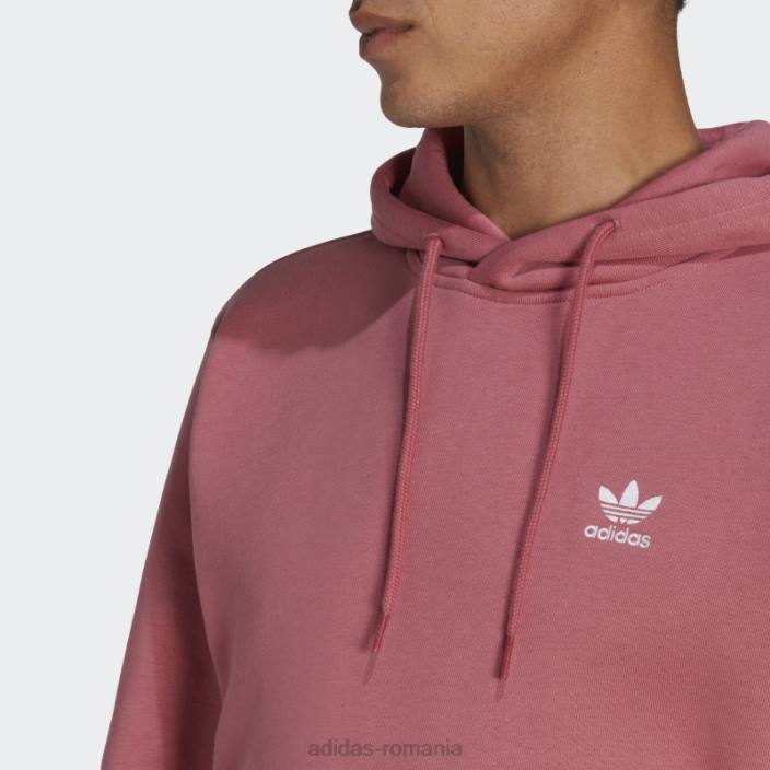Adidas hanorac trefoil essentials roz adidas bărbați roz 2JBN15198
