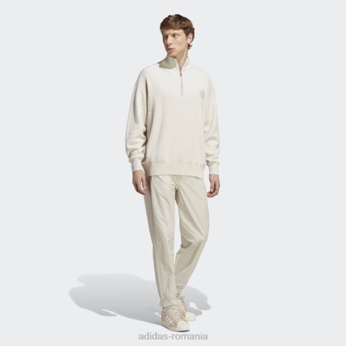 Adidas hanorac tricot club din aluminiu adidas bărbați aluminiu/alb 2JBN14523