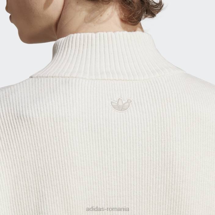 Adidas hanorac tricot club din aluminiu adidas bărbați aluminiu/alb 2JBN14523