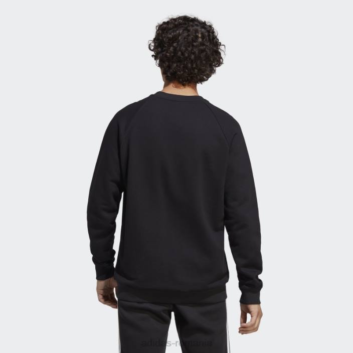 Adidas hanorac trifoil adicolor classics negru bărbați negru 2JBN1141