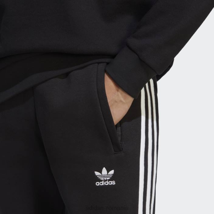 Adidas hanorac trifoil adicolor classics negru bărbați negru 2JBN1141