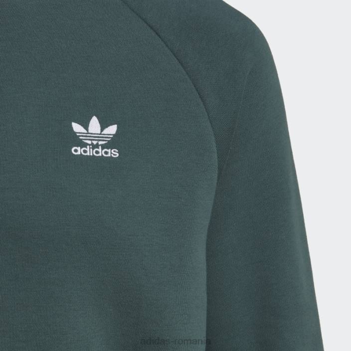 Adidas hanorac verde minerale trifoil adicolor essentials adidas bărbați verde mineral 2JBN6962