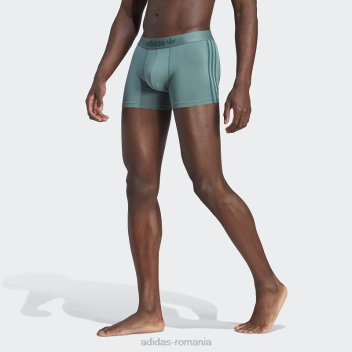 Adidas hazy emerald trunk 2pp com flex eco soft bărbați smarald neclar/albastru alterat 2JBN5812