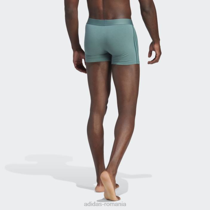 Adidas hazy emerald trunk 2pp com flex eco soft bărbați smarald neclar/albastru alterat 2JBN5812