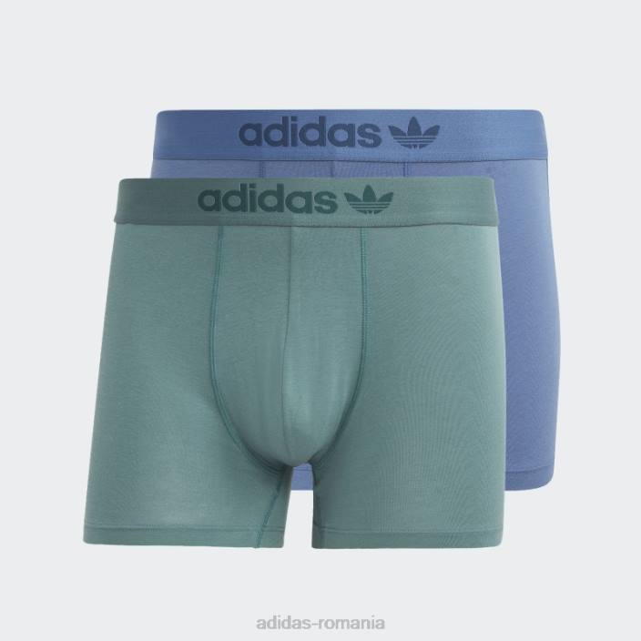 Adidas hazy emerald trunk 2pp com flex eco soft bărbați smarald neclar/albastru alterat 2JBN5812