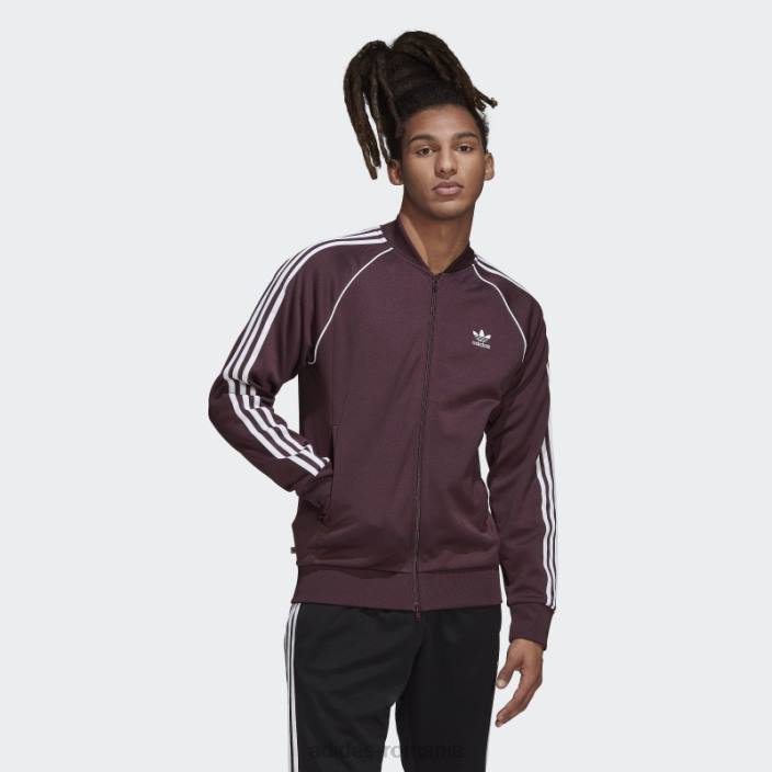Adidas jachetă adicolor classics primeblue sst maro bărbați maro/alb 2JBN4919