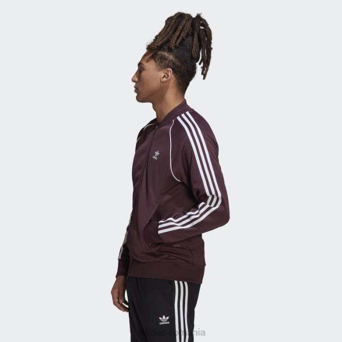 Adidas jachetă adicolor classics primeblue sst maro bărbați maro/alb 2JBN4919