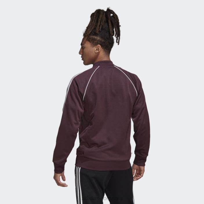Adidas jachetă adicolor classics primeblue sst maro bărbați maro/alb 2JBN4919