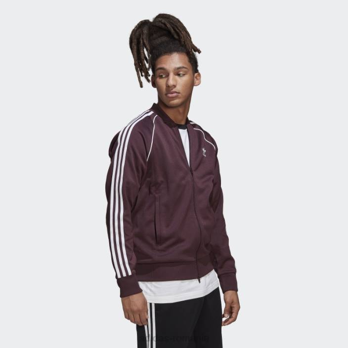 Adidas jachetă adicolor classics primeblue sst maro bărbați maro/alb 2JBN4919