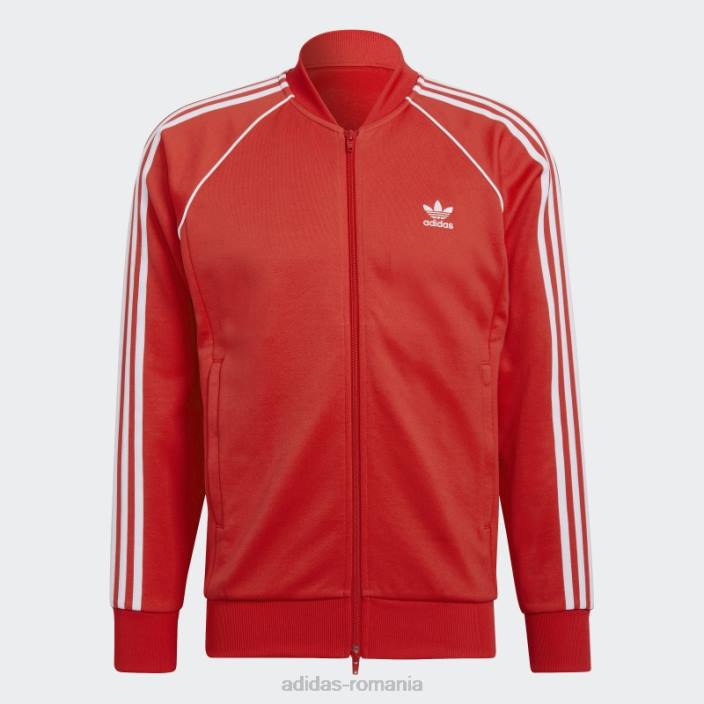 Adidas jachetă adicolor classics primeblue sst roșie bărbați roșu 2JBN6740