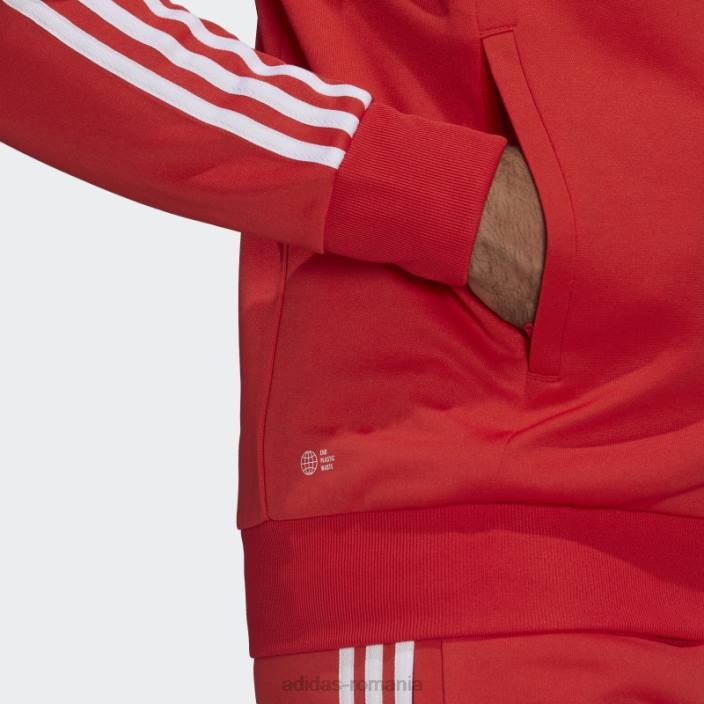 Adidas jachetă adicolor classics primeblue sst roșie bărbați roșu 2JBN6740