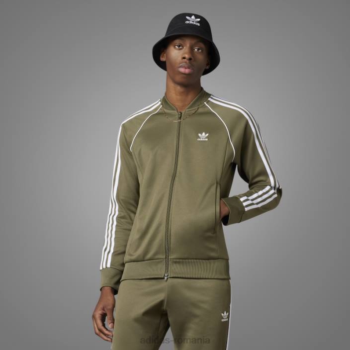 Adidas jachetă adicolor classics sst olive bărbați măsline 2JBN5204
