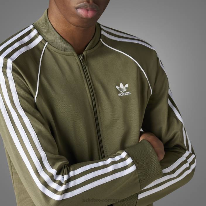 Adidas jachetă adicolor classics sst olive bărbați măsline 2JBN5204