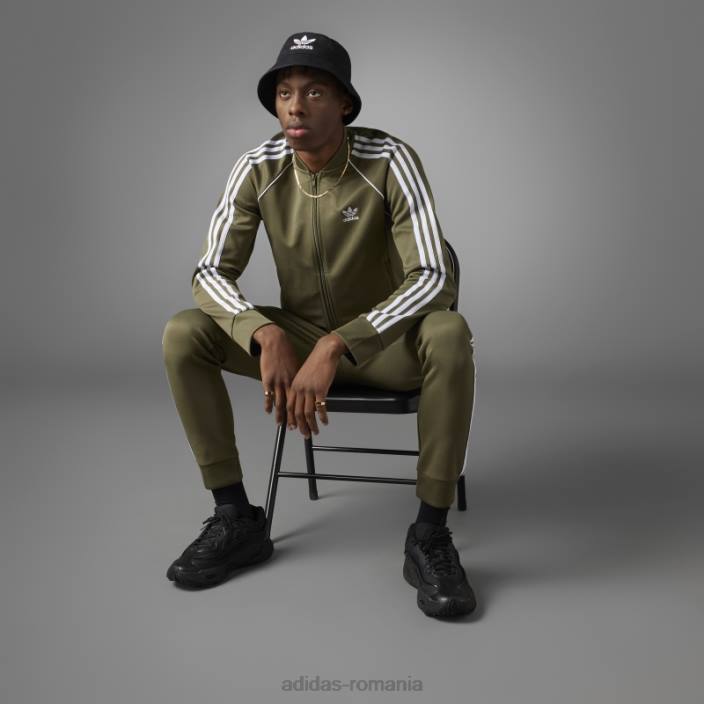 Adidas jachetă adicolor classics sst olive bărbați măsline 2JBN5204