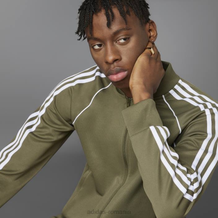 Adidas jachetă adicolor classics sst olive bărbați măsline 2JBN5204