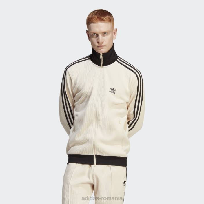 Adidas jachetă adicolor classics waffle beckenbauer alb adidas bărbați alb 2JBN6042