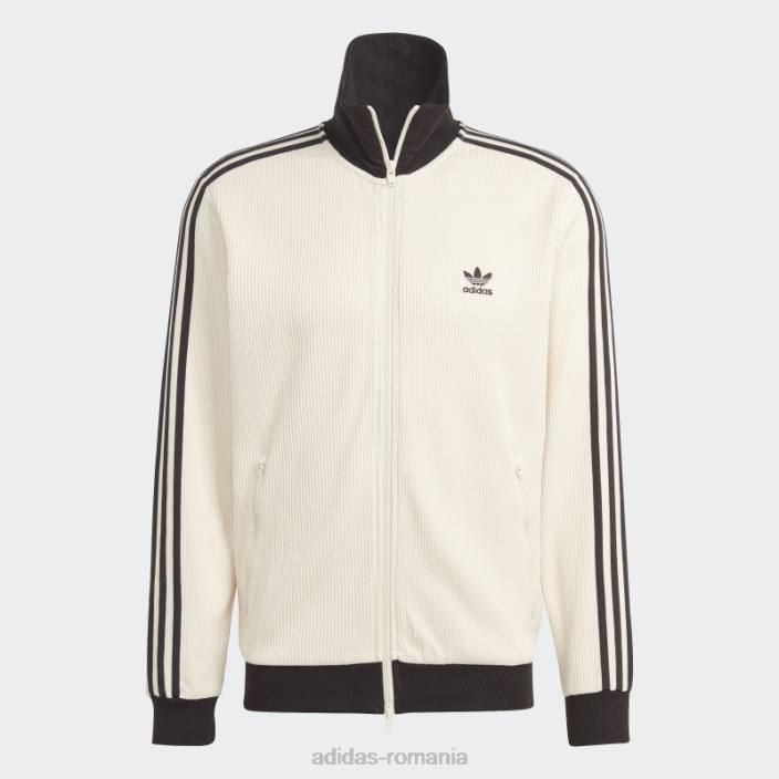 Adidas jachetă adicolor classics waffle beckenbauer alb adidas bărbați alb 2JBN6042