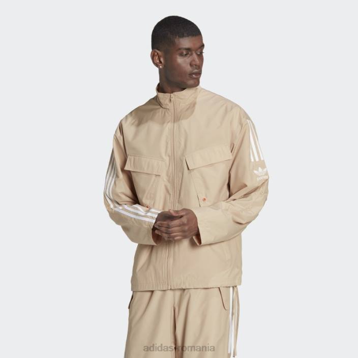 Adidas jachetă adicolor parley bej adidas bărbați bej 2JBN1230
