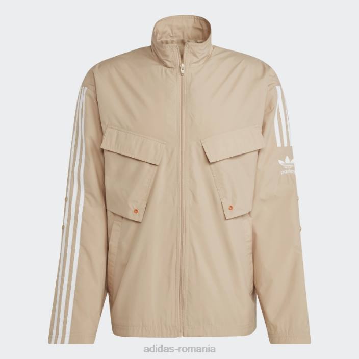 Adidas jachetă adicolor parley bej adidas bărbați bej 2JBN1230