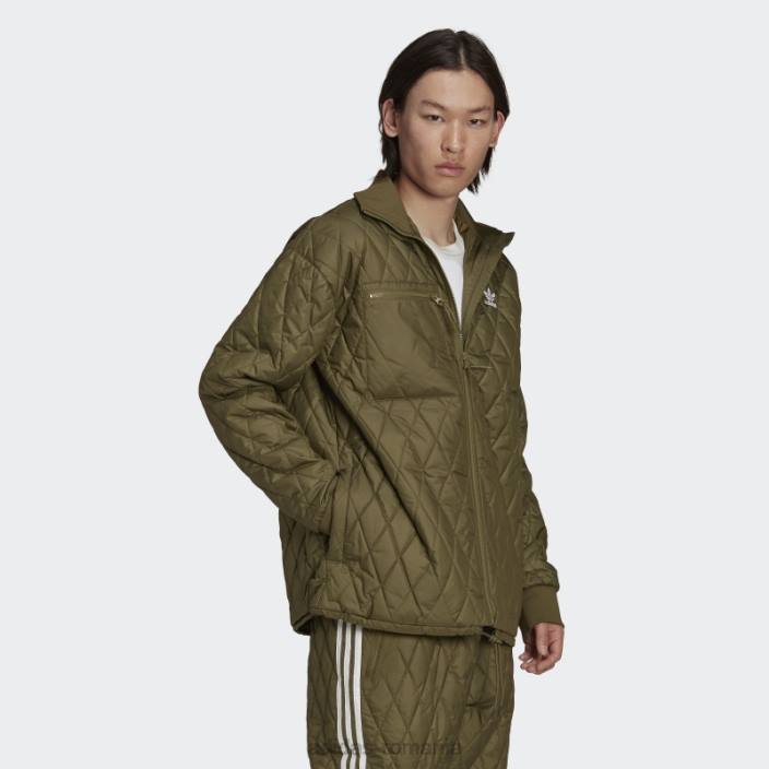 Adidas jachetă arhivă matlasată adicolor classics olive bărbați măsline 2JBN14719