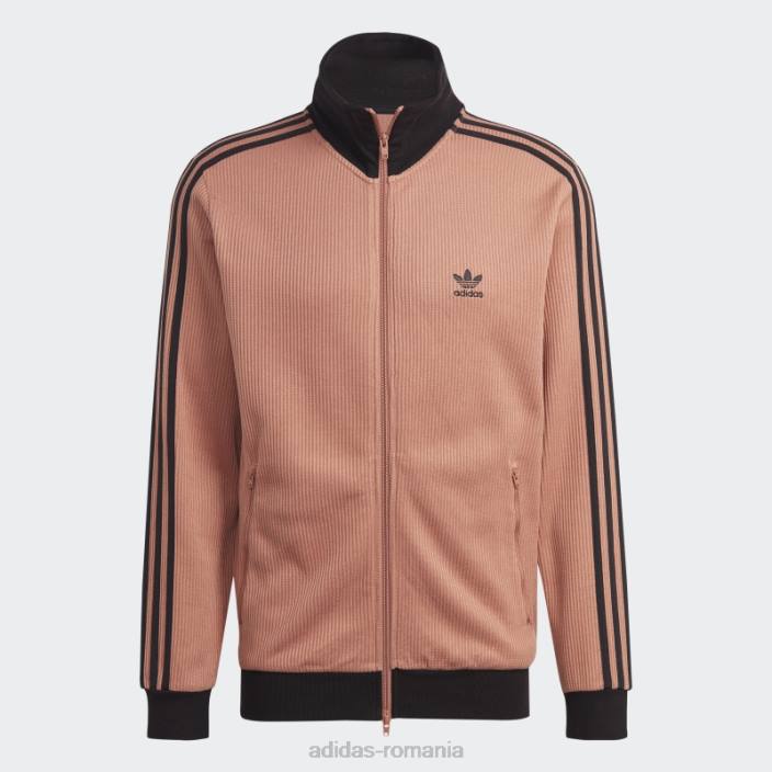 Adidas jachetă de sport cly adicolor classics waffle beckenbauer bărbați lut 2JBN6040