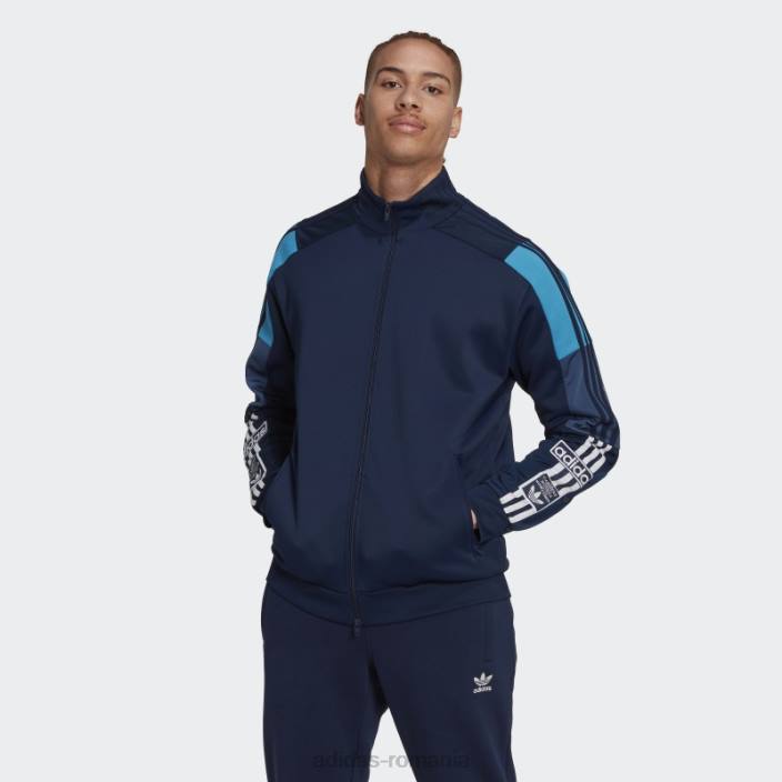 Adidas jachetă de sport de noapte indigo adicolor bărbați indigo de noapte 2JBN7240