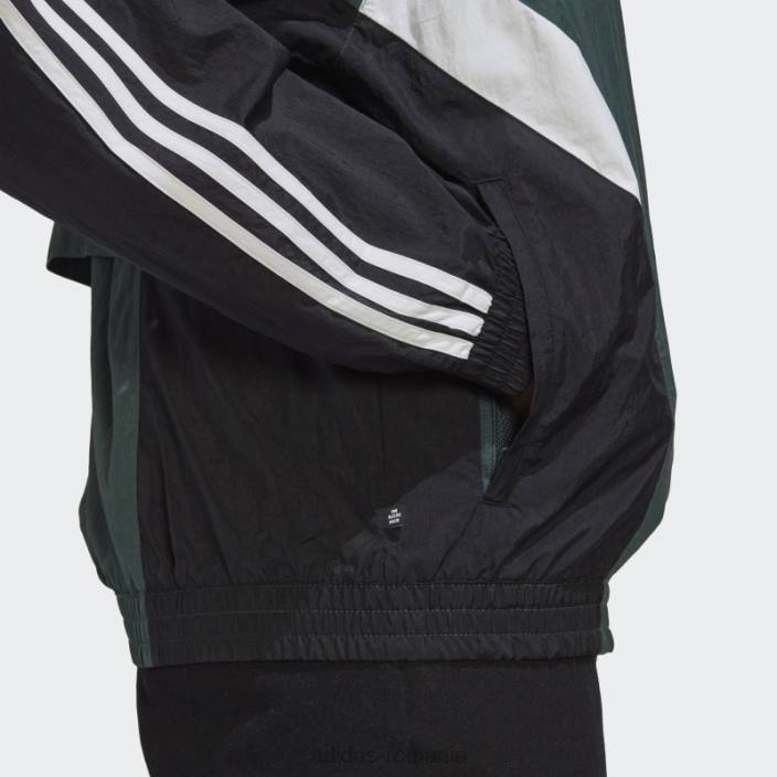 Adidas jachetă de sport rekive verde mineral fierbinte bărbați verde mineral 2JBN6162