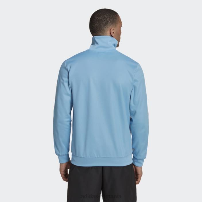Adidas jachetă de trening beckenbauer albastră bărbați albastru/alb/auriu metalic 2JBN1502